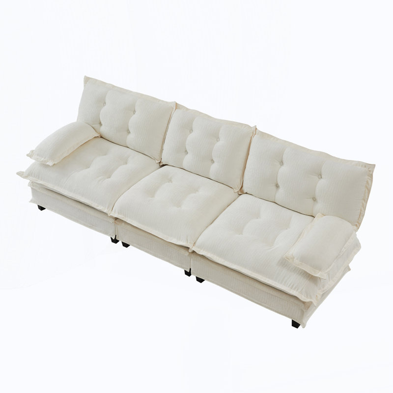 Canapé modulaire 107 po 3 places Cloud, Beige