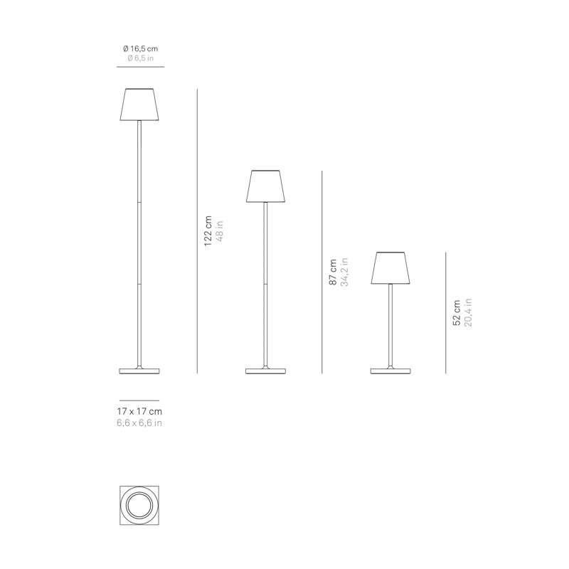 Poldina Pro L Floor Lamp, Dark Gray