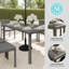 Table de patio d'extérieur en rotin avec plateau en bois d'ingénierie 71 po Martha Stewart Bedford-138488358-109713862