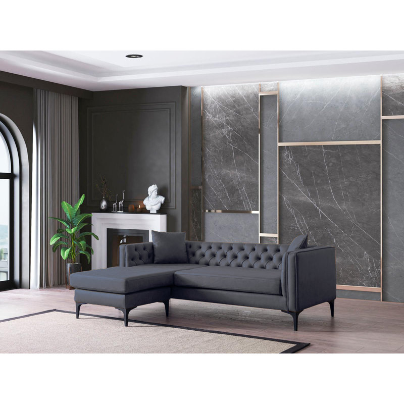Canapé modulaire Chunsie, Gris