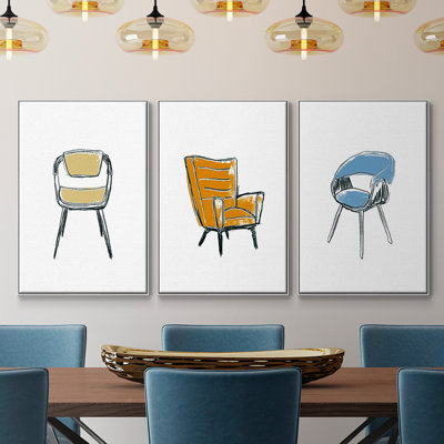 " Take A Seat I " 3 - Pieces