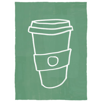 Abs Coffee Cup - Painting Print