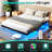 Modern Floating Bed With Smart LED Lighting-1543688883