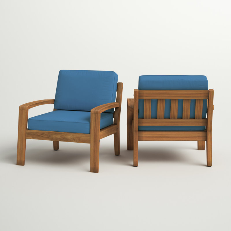Fauteuil l 31 po Mexia, Bleu