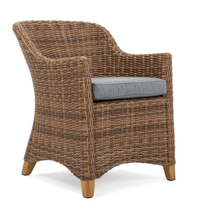 Truss Outdoor Teak Dining Armchair