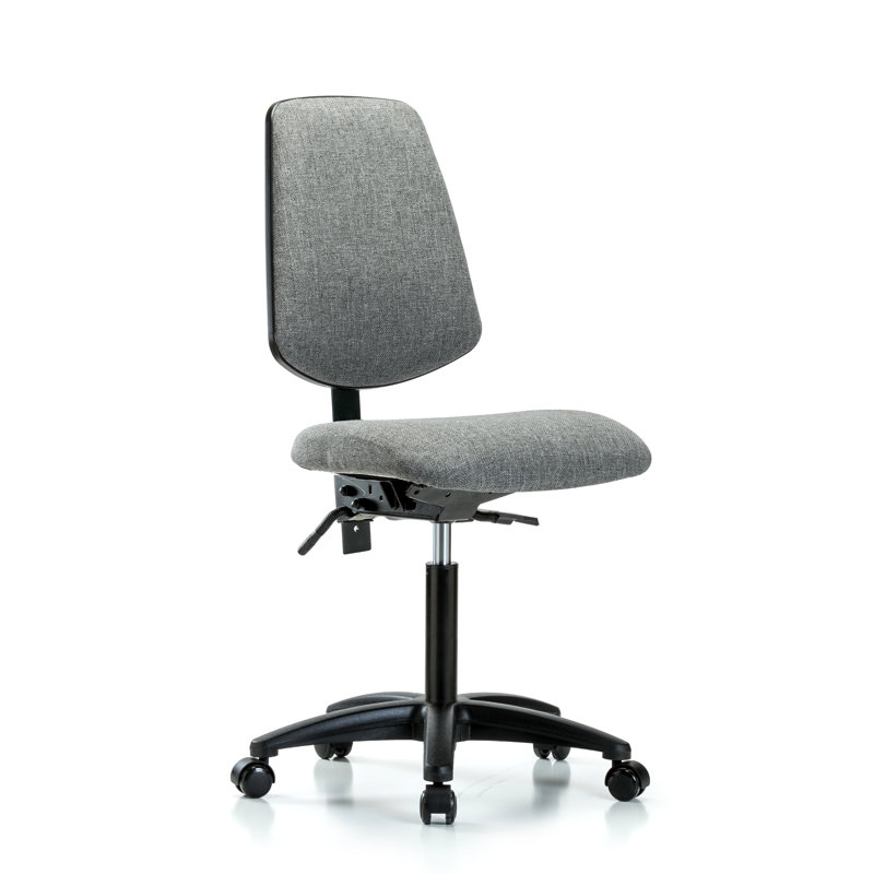 Fauteuil en tissu - Siège inclinable FMBCH,, Non, Gris, Roulettes