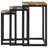 Hallock Solid Wood Sled Nesting Tables
