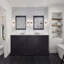 Meuble-lavabo double 84 po x 22 po, comptoir en marbre de Carrare-46124955-46124952