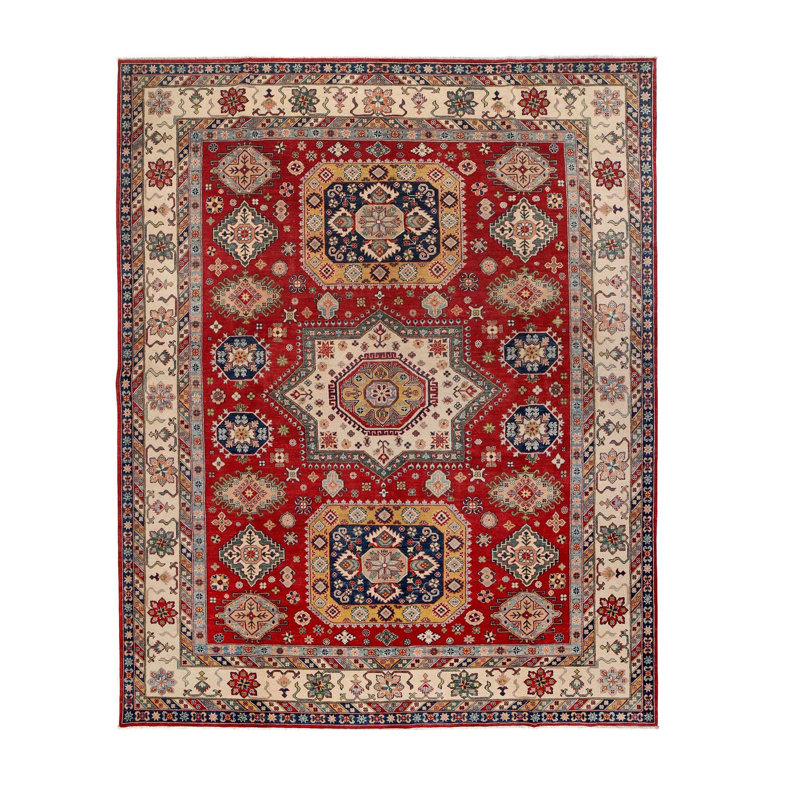 Hand Knotted Wool Southwestern Rug
