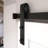 72-in. Matte Black Barn Door Hardware Kit-100919249