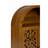 Compact China Cabinets, Walnut Melamine Arched Farmhouse Cabinet