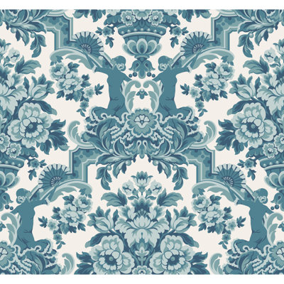 Lola Damask Wallpaper Roll