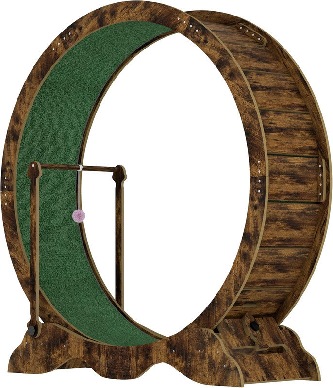 115.4cm H Cat Tree, Brown