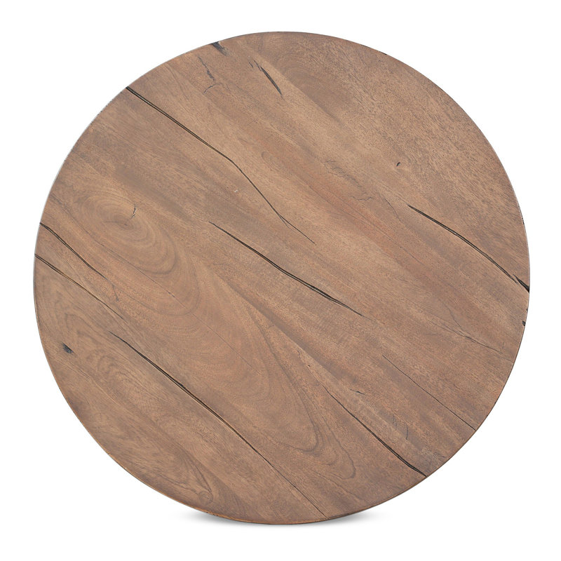 Kernersville Solid Wood End Table, Aged Belgium Bleach