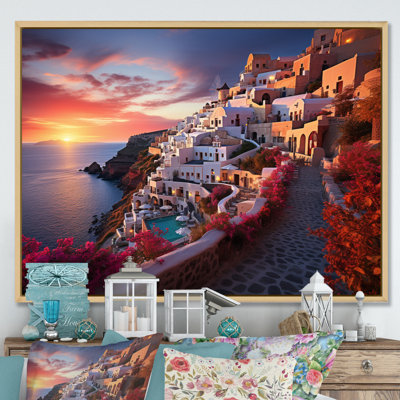 Grèce Oia Splendor IV sur toile