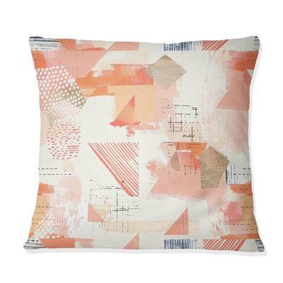 Coussin décoratif minimaliste Boho Shapes III - Boho