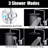 Dual Shower Heads Combo, 10 Inch Filtered Shower Head With Handheld, 7 Settings Handheld Spray, Height Adjustable, 2.5 GPM-124800007