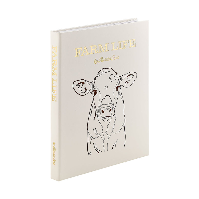 Farm Life Leather Bound Coffee Table Book