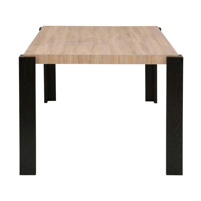 Mcelvain Metal Base Dining Table, 80cm W x 120cm L