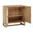 Poznan Solid Wood Arched Light Oak Cabinet Credenza
