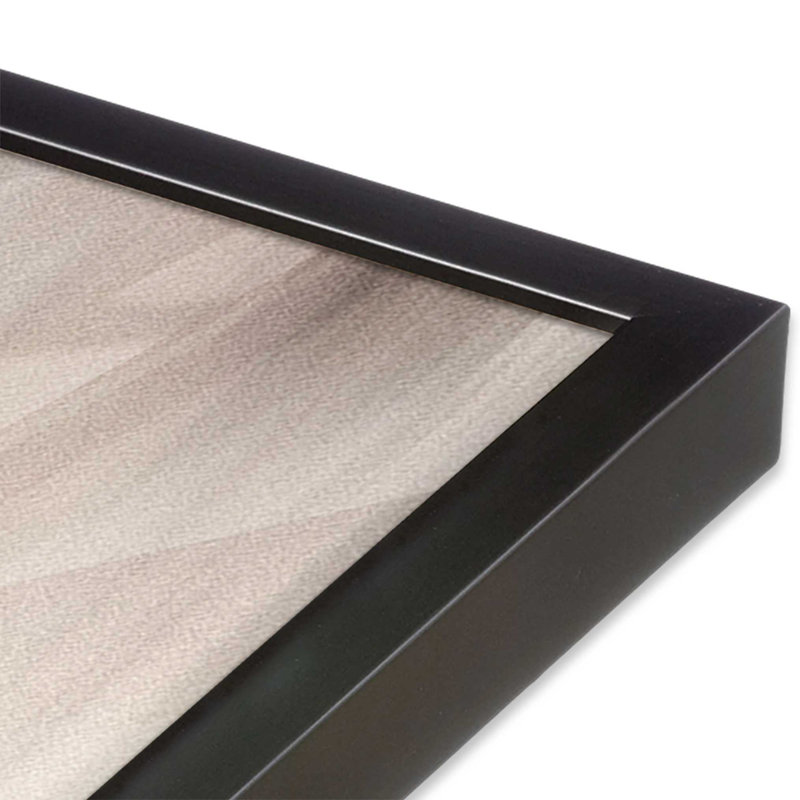 Cosmic Latte II, H 15,25 po x l 12,25 po, Cadre simple en zinc patiné