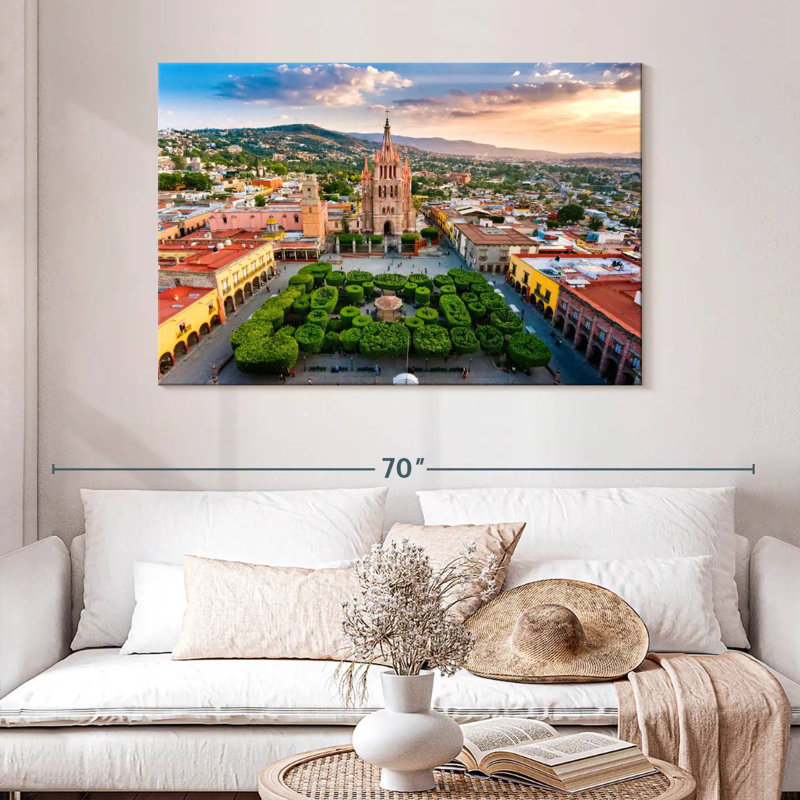 San Miguel De Allende Mexico, 32" H x 48" W