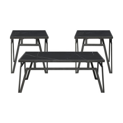 Ensemble de tables d'appoint 3 pièces Modern Modern