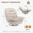 360° Swivel Velvet Recliner Chair Oversized With Mobile Phone Holder-833740516