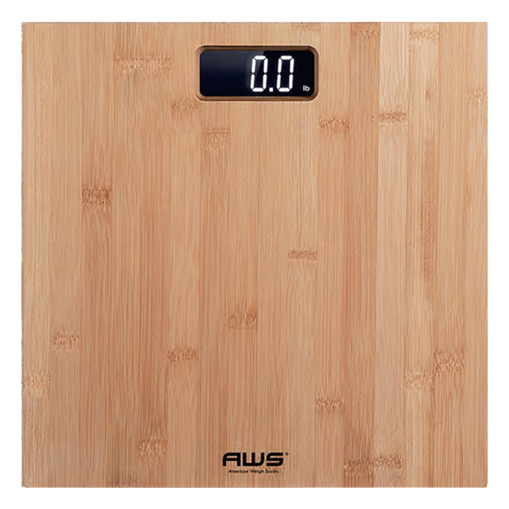 Taylor Digital 440 lb Capacity Bathroom Scale Farmhouse Wood - On