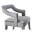 50cm H Velvet Upholstered Armchair-175625604
