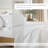 Distressed Navy Coastal Stripe Pattern Microfiber Sheet Set-1420257577-1365464840