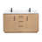 Cloverfield 60'' Double Bathroom Vanity with Cultured Marble Top-93496137-93496138