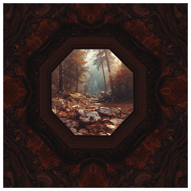 Forest Autumn Landscape Comforter, King