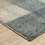 Tapis bleu sarcelle / gris / beige Amanvir-755789175