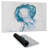 Jellyfish moving - 14.00"x24.25" Desk mat
