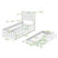 Lit plateforme tapissier avec lit gigogne et tiroirs de rangement-778333931-778333925