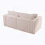 Comfortable And Versatile 2-Person Sofa With Detachable Cushions For Easy Cleaning
