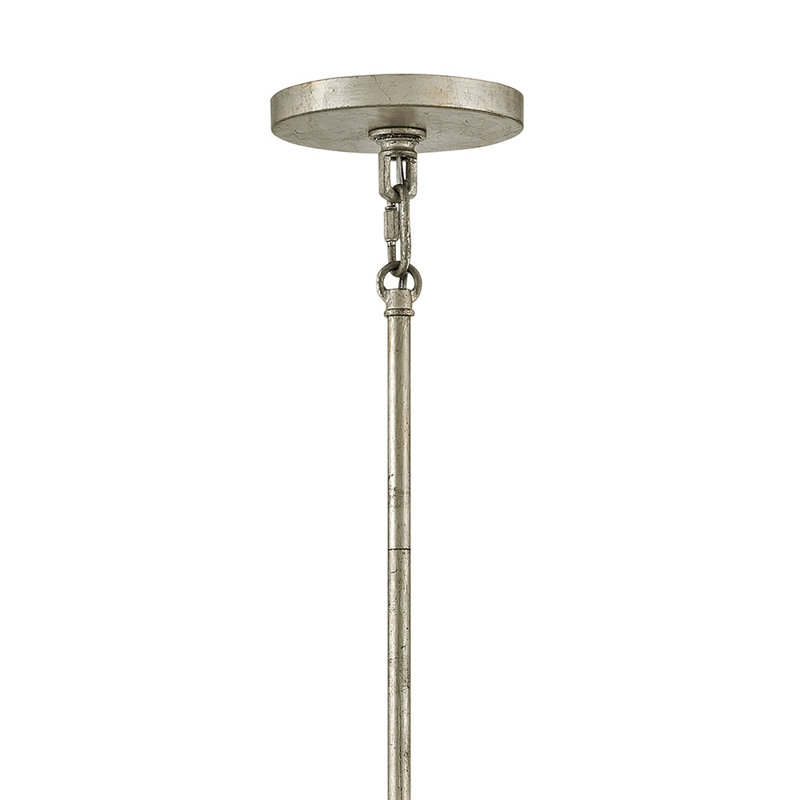 Rene 6 - Light Steel Dimmable Chandelier