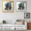 Fleurs réalistes II - reproduction sur toile-730662037-730662036
