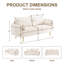 Canapé rembourré 61,25 po avec rangement-711228428