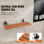 Banc de douche mural escamotable, siège de douche en bois pliant, chaise de douche pliante compacte Home Care avec capacité de charge de 440 lb, déplié 20,1 po x 13,2 po