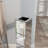 DeGrailly 70cm Handmade Mirrored Glass Floor Vase