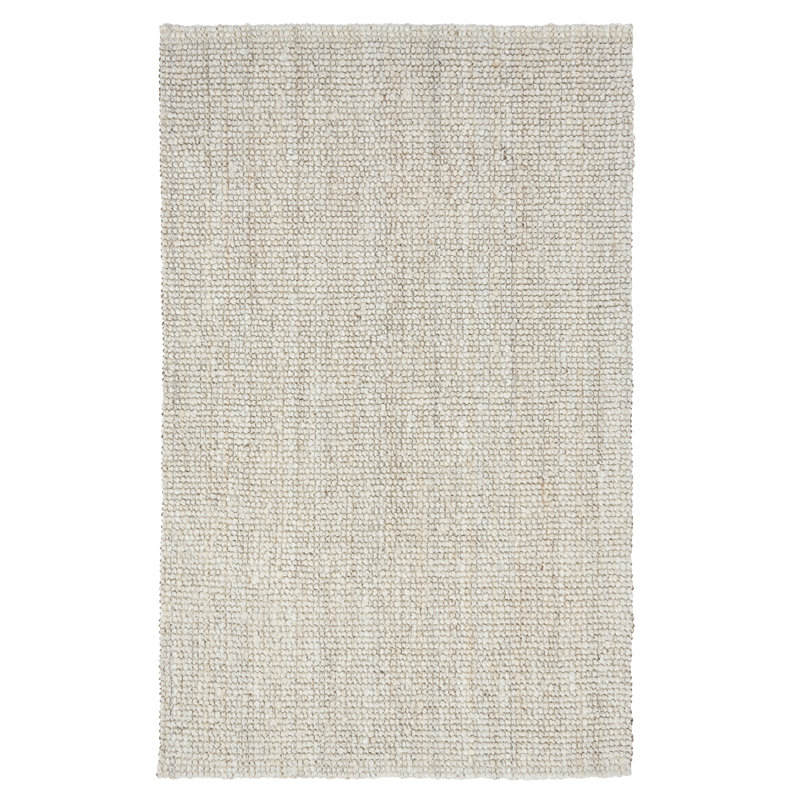 Chunky Area Rug in Ivory, Rectangle 5' x 8'