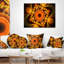 Coussin de style fractal avec cercles lombaires Abstract-30734780