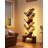 6 Tier Tree Bookshelf With Lights, Led Book Tree Bookshelf With Storage Organizer, Small Corner Bookcase Floor Standing Book Shelf For Living Room, Bedroom & Home Office