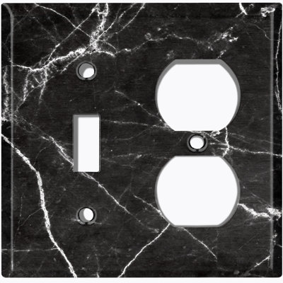 Patterned 2 - Gang Standard Combination Wall Plate