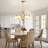 6-light  Dimmable / With Glass Shades Traditional Chandelier  for Dining Room or Kitchen-1892972030