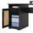Draco 59" L Shaped Desk with Power Outlets &  File Drawer-519105633
