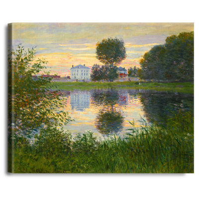 L'arbre en forme de boule, Argenteuil par Claude Monet, reproductions d'art classique sur toile, estampe numérique sur toile pour la décoration intérieure