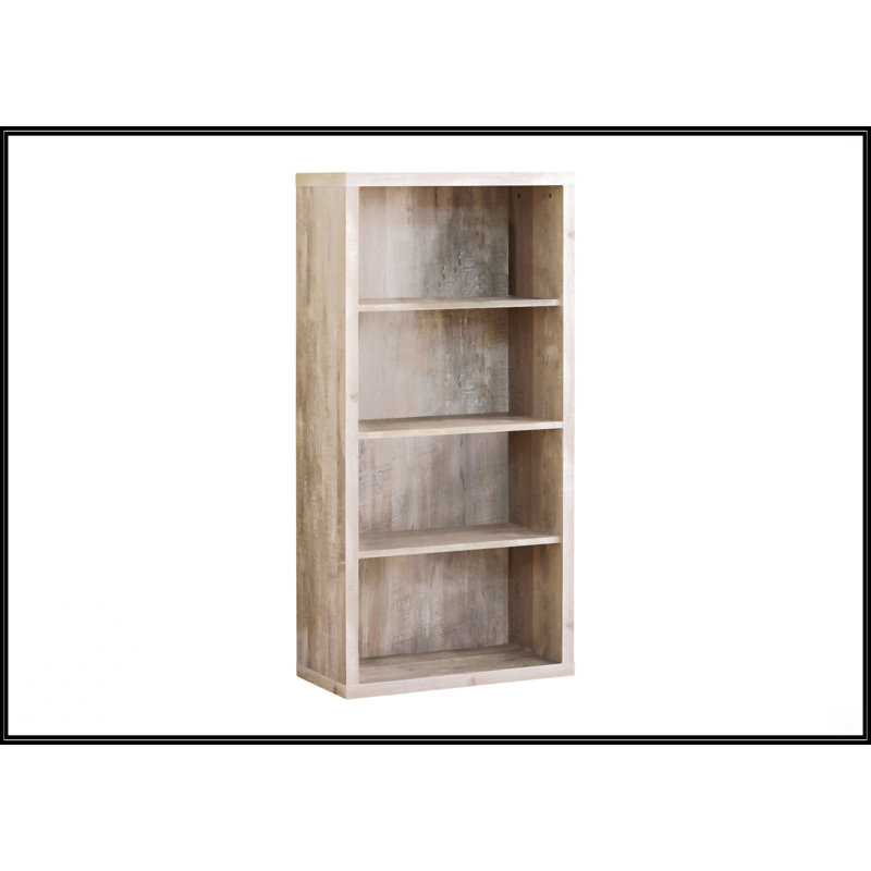 Bookshelf, Taupe, (4 Shelves) 47.5"H x 23.75"W x 11.75"D